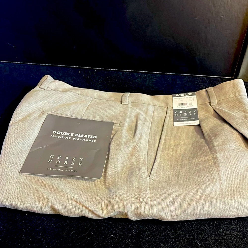 Men’s Crazy Horse a Claiborne Company Dress Pants size 36x32